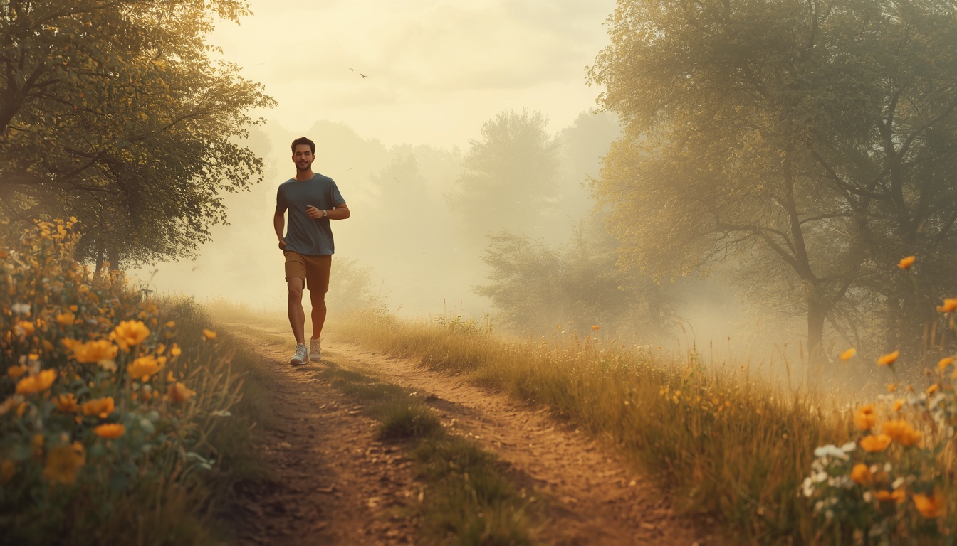 Clearibioar morning walking routine illustration